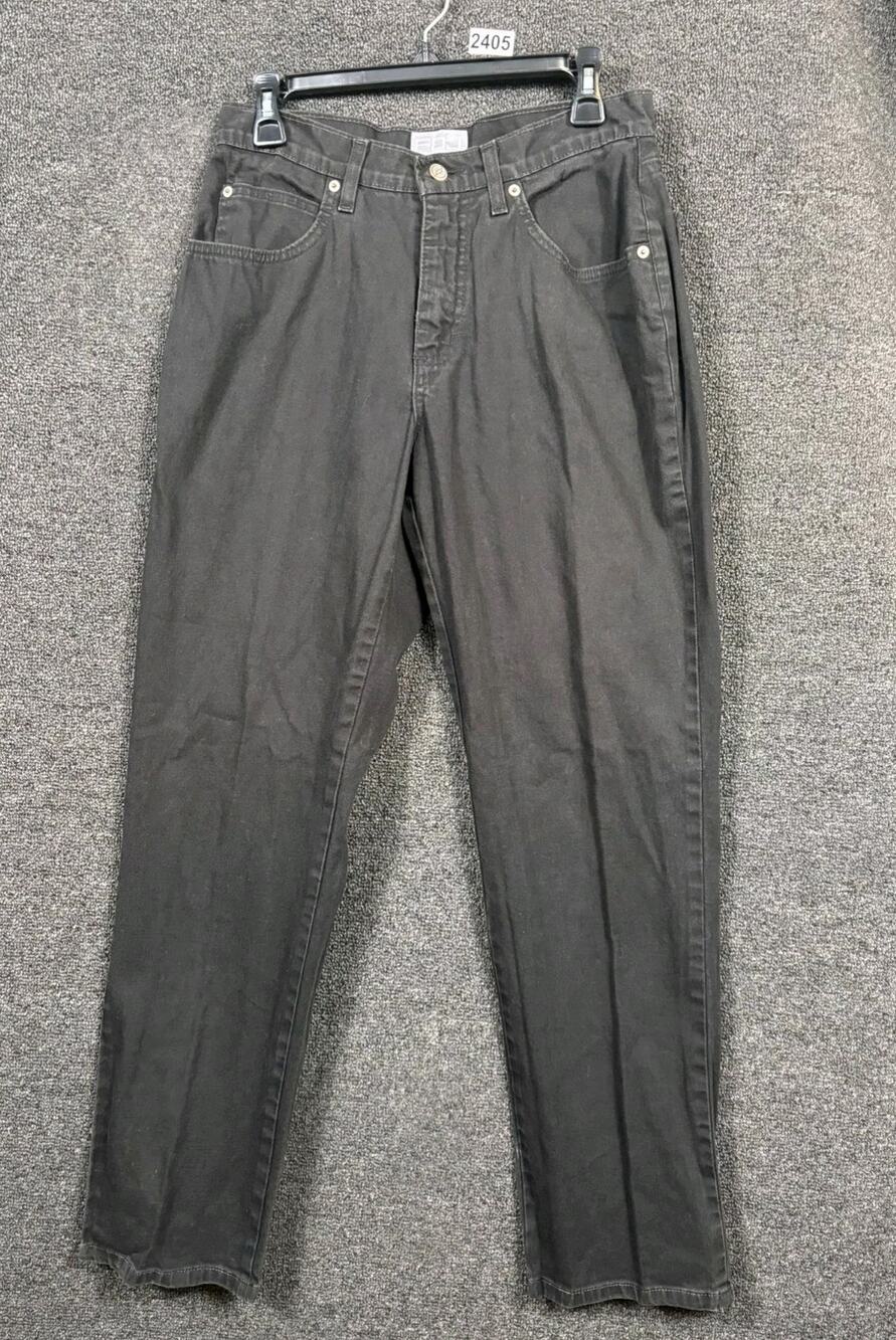 French Dressing Jeans FDJ Petite Contour Easy Fit Jean Womens 6P Black High Rise
